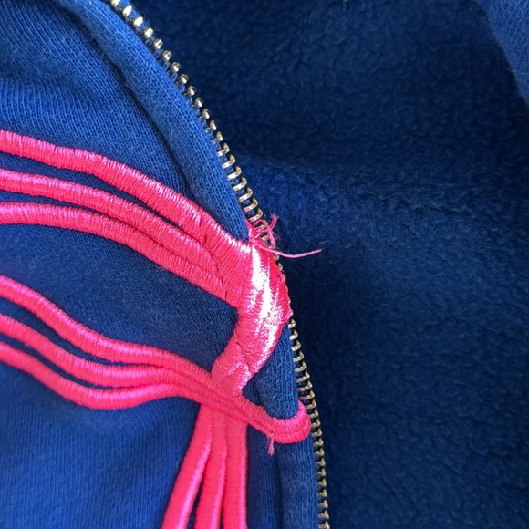 TNA Cobalt Blue Zipped Hoodie - Picture 6 of 9